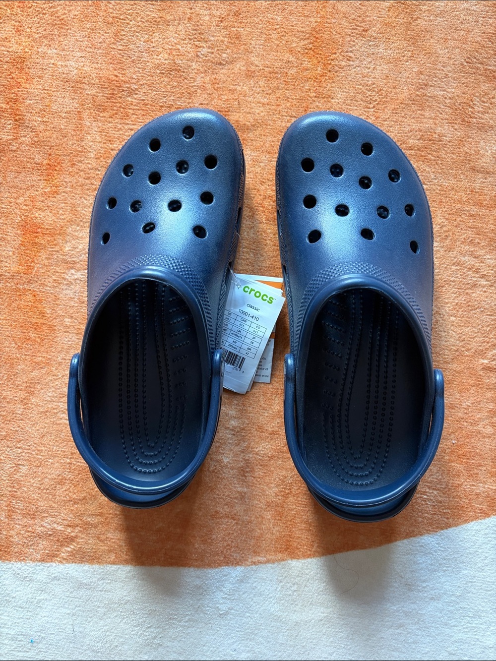 CROCS Men US 11 Classic Clogs in Navy NWT